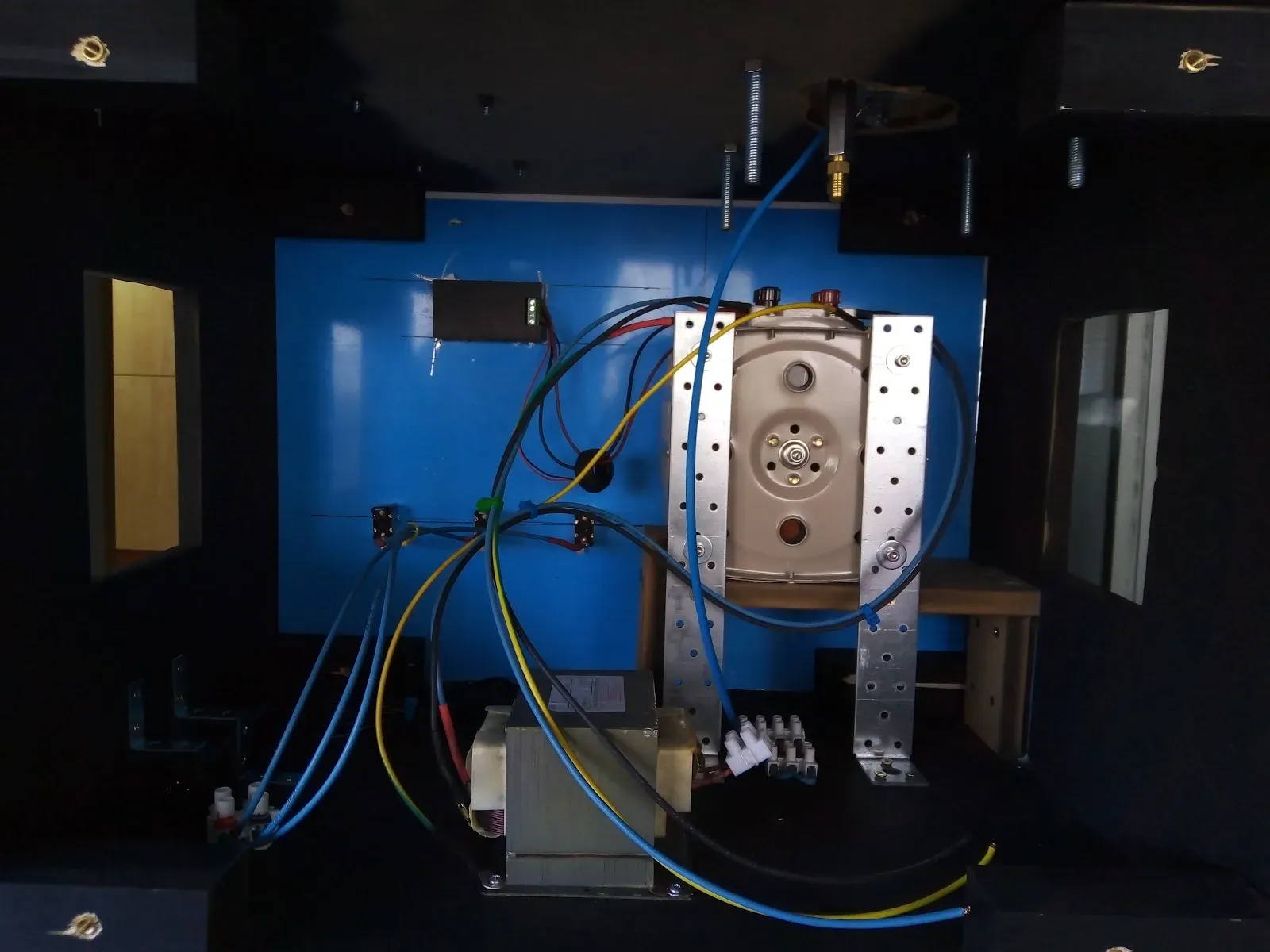 Vista general del cableado interior